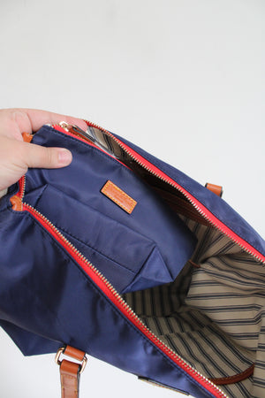 Dooney & Bourke Navy Wayfarer Nylon Tote