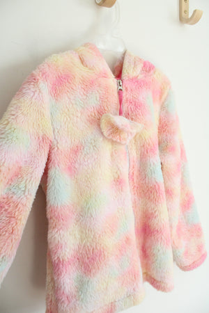 Isaac Mizrahi Multi-Colored Soft Fuzzy Jacket | Youth M (7/8)