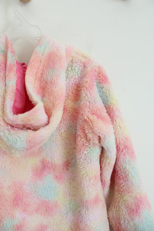 Isaac Mizrahi Multi-Colored Soft Fuzzy Jacket | Youth M (7/8)