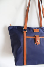 Dooney & Bourke Navy Wayfarer Nylon Tote