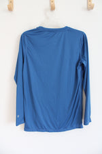 All In Motion Blue Basketball Long Sleeved Shirt | Youth XL (16)