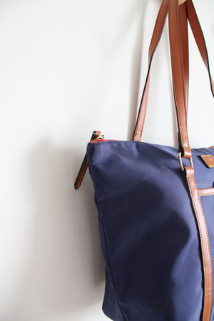 Dooney & Bourke Navy Wayfarer Nylon Tote