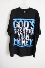 Noiz 502 God's Greater Than Money Tee | 4XL