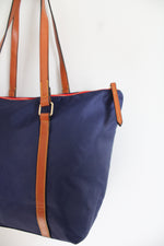 Dooney & Bourke Navy Wayfarer Nylon Tote