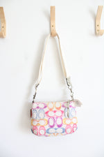 NEW Coach Signature Poppy Scribble Print Crossbody Bag