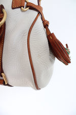 Dooney & Bourke White Leather Florentine Satchel