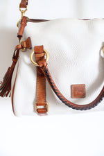 Dooney & Bourke White Leather Florentine Satchel