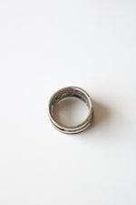 Silver Gray Rhinestone Ring | Size 7