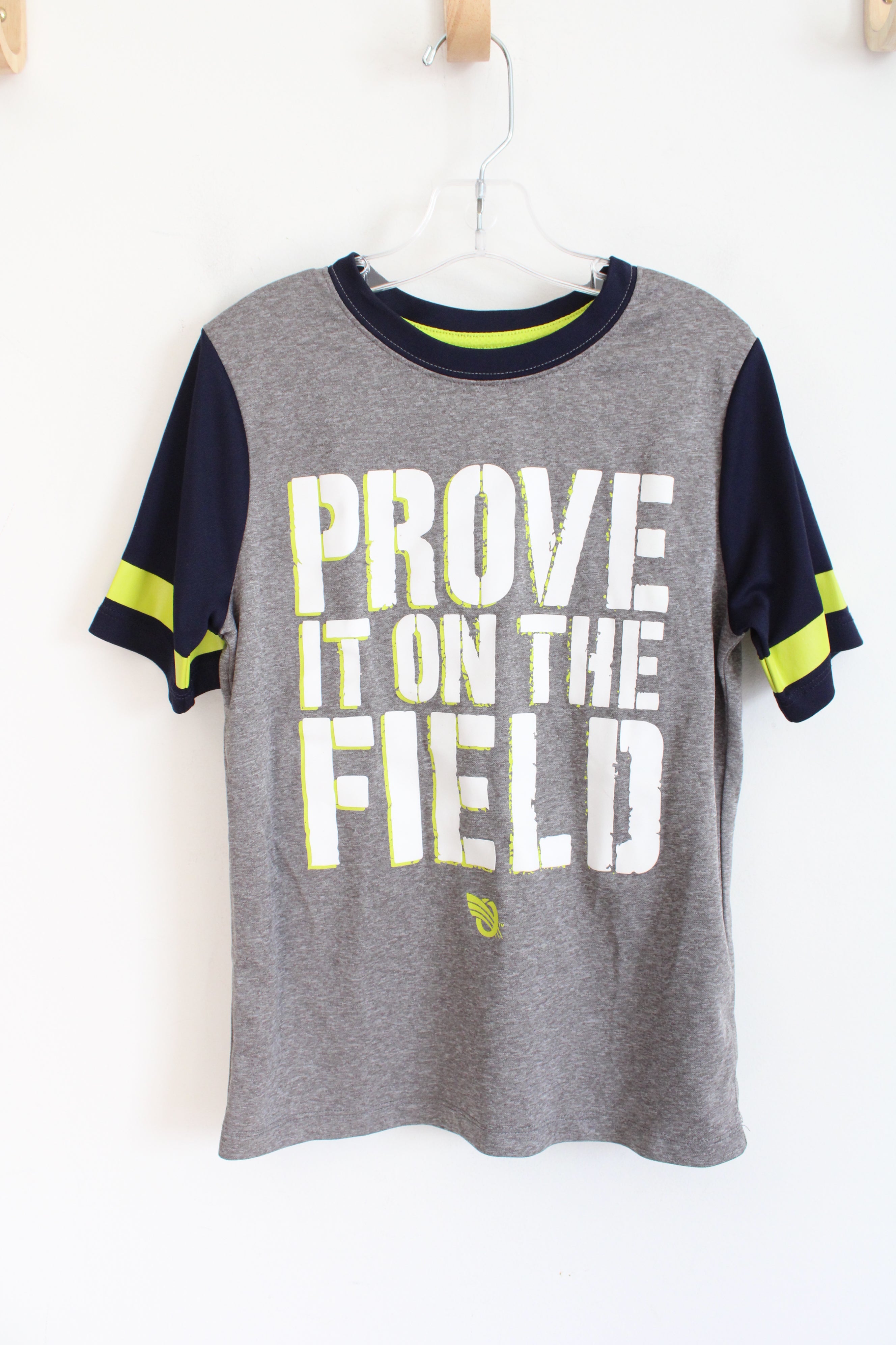 OshKosh B'Gosh Gray & Navy "Prove It On The Field" Shirt | Youth 8