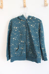 Cat & Jack Blue & Gold Star Jacket | Youth M (7/8)