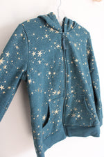 Cat & Jack Blue & Gold Star Jacket | Youth M (7/8)