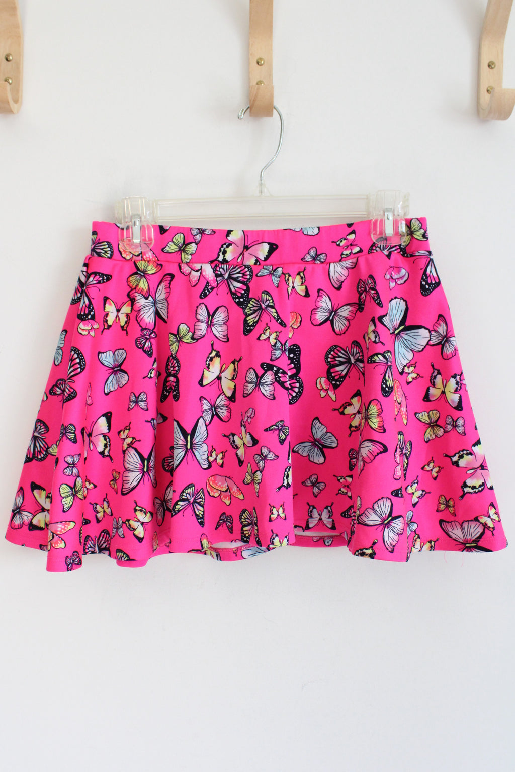 Justice Hot Pink Butterfly Mini Skirt | Youth 16