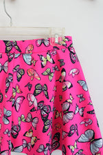 Justice Hot Pink Butterfly Mini Skirt | Youth 16