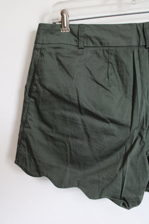 Maurices Green Scalloped Shorts | 9/10
