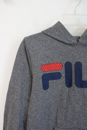 Fila Red Blue & Gray Hoodie | Youth L (14/16)