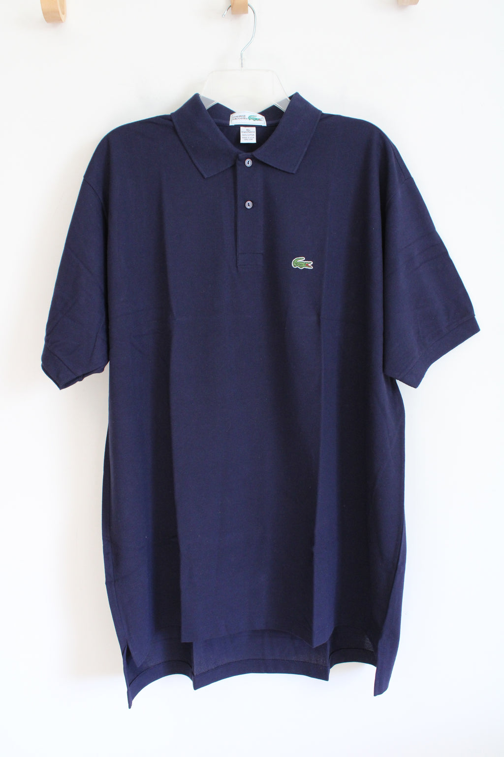 Chemise Lacoste Navy Cotton Polo Shirt | XL