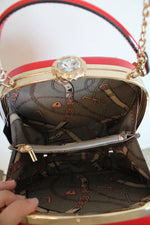 NEW La Terre Fashion Red Peta Approved Vegan Crossbody Bag