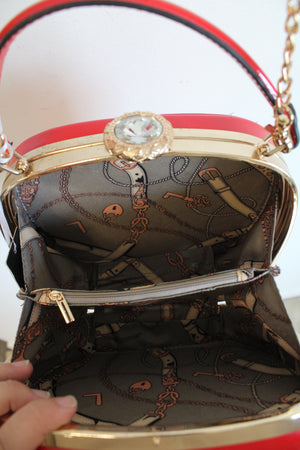 NEW La Terre Fashion Red Peta Approved Vegan Crossbody Bag