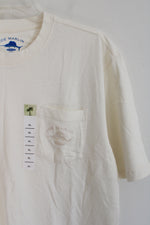 NEW Joe Marlin Cream Cotton Pocket Shirt | XL