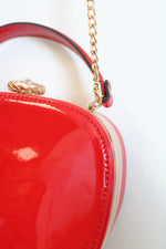 NEW La Terre Fashion Red Peta Approved Vegan Crossbody Bag