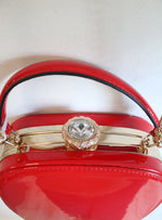 NEW La Terre Fashion Red Peta Approved Vegan Crossbody Bag