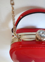 NEW La Terre Fashion Red Peta Approved Vegan Crossbody Bag