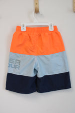 Under Armout Orange & Blue Swim Shorts | Youth 7