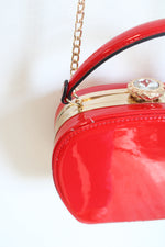 NEW La Terre Fashion Red Peta Approved Vegan Crossbody Bag