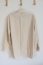 NEW Architect Regular Fit Tan Long Sleeved Button Down Shirt | 2XL (16-16.5, 34/35)