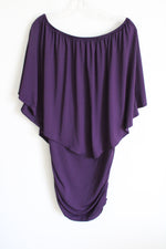 Purple Off-The-Shoulder Dress | L