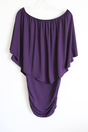 Purple Off-The-Shoulder Dress | L