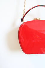 NEW La Terre Fashion Red Peta Approved Vegan Crossbody Bag
