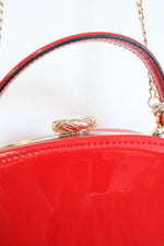 NEW La Terre Fashion Red Peta Approved Vegan Crossbody Bag