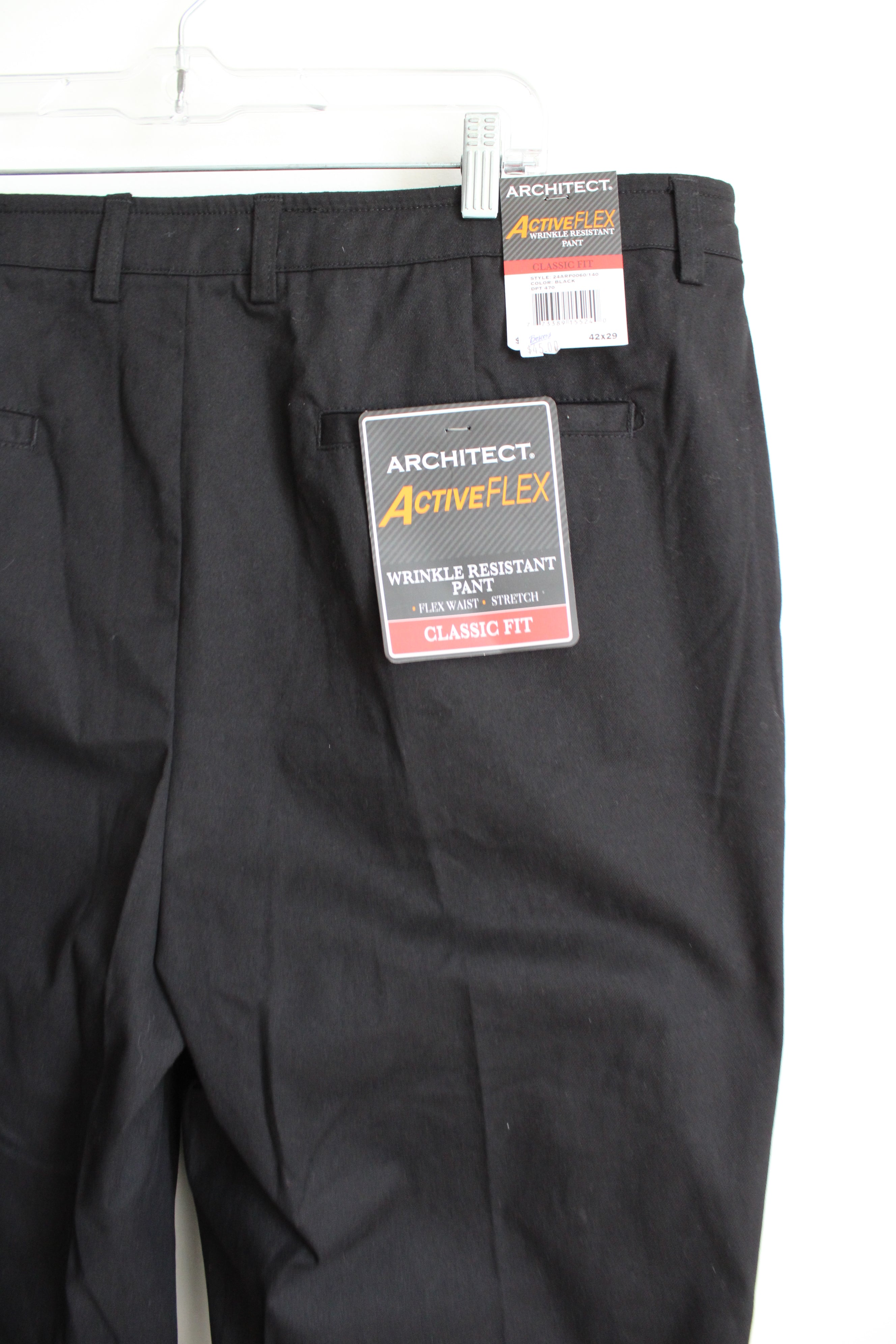 NEW Architect ActiveFlex Black Dress Pant | 42X29