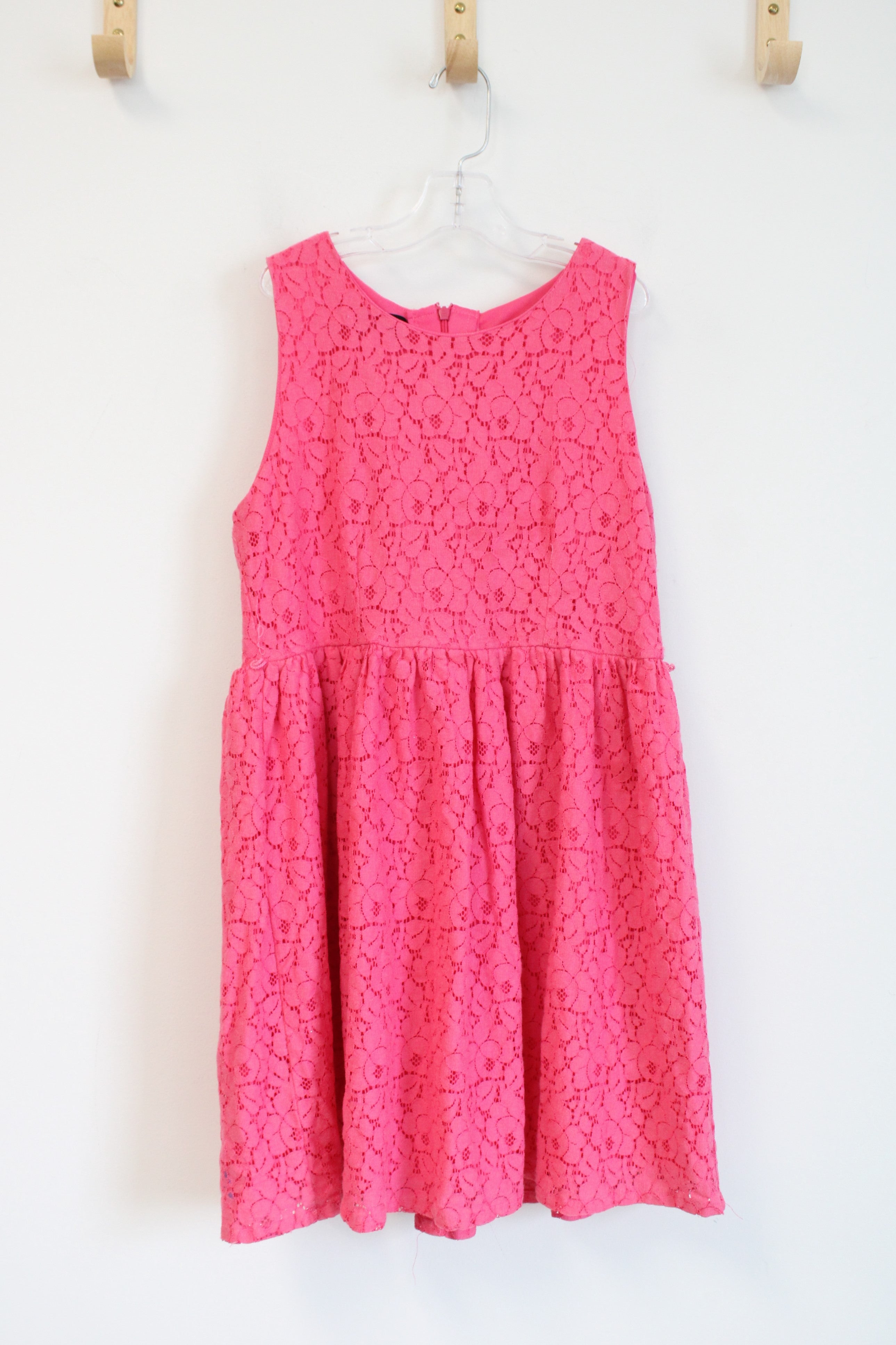 Holiday Editions Pink Lace Flower Dress | Youth XL (14/16)