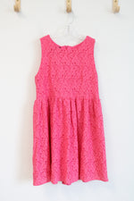 Holiday Editions Pink Lace Flower Dress | Youth XL (14/16)