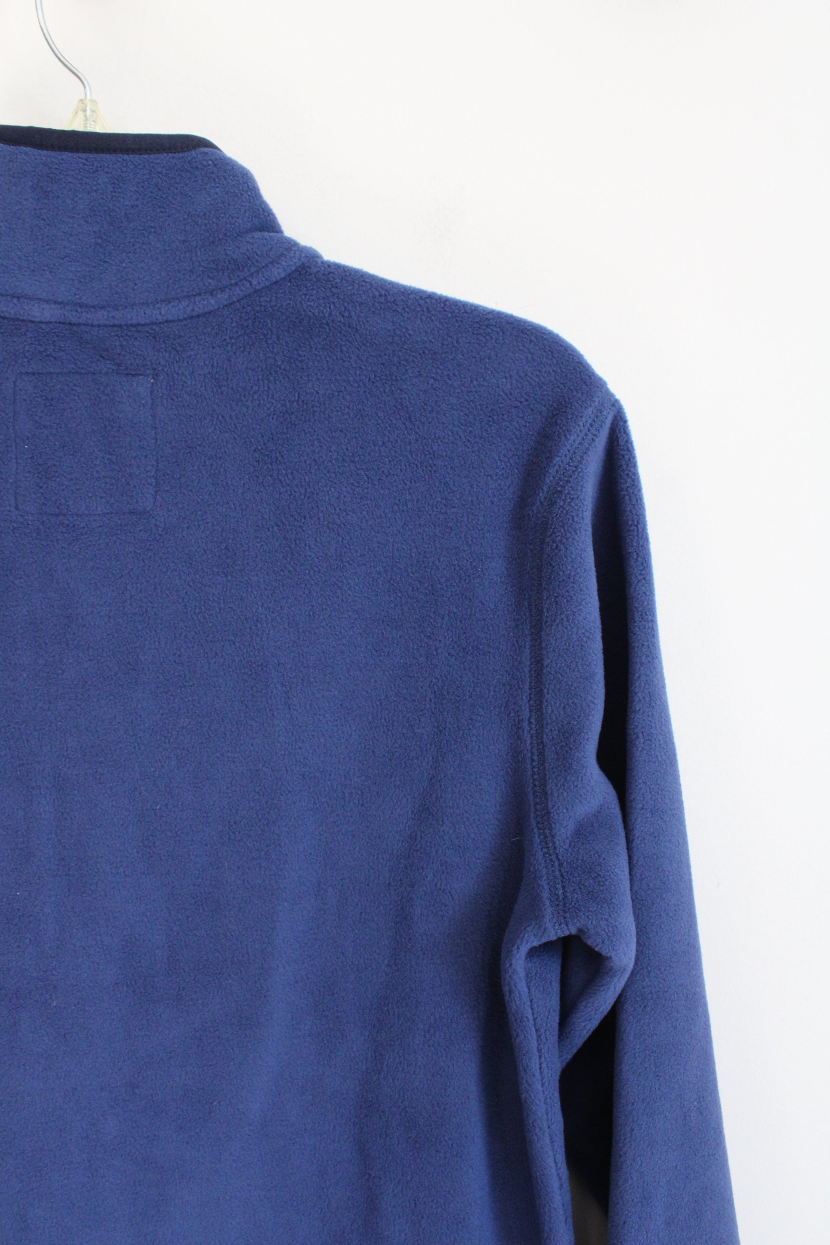 NEW Prince & Fox Blue Fleece Quarter ZIp Sweatshirt | XS