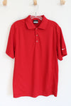 Nike Dri-Fit Red Polo Shirt | S