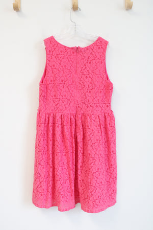 Holiday Editions Pink Lace Flower Dress | Youth XL (14/16)