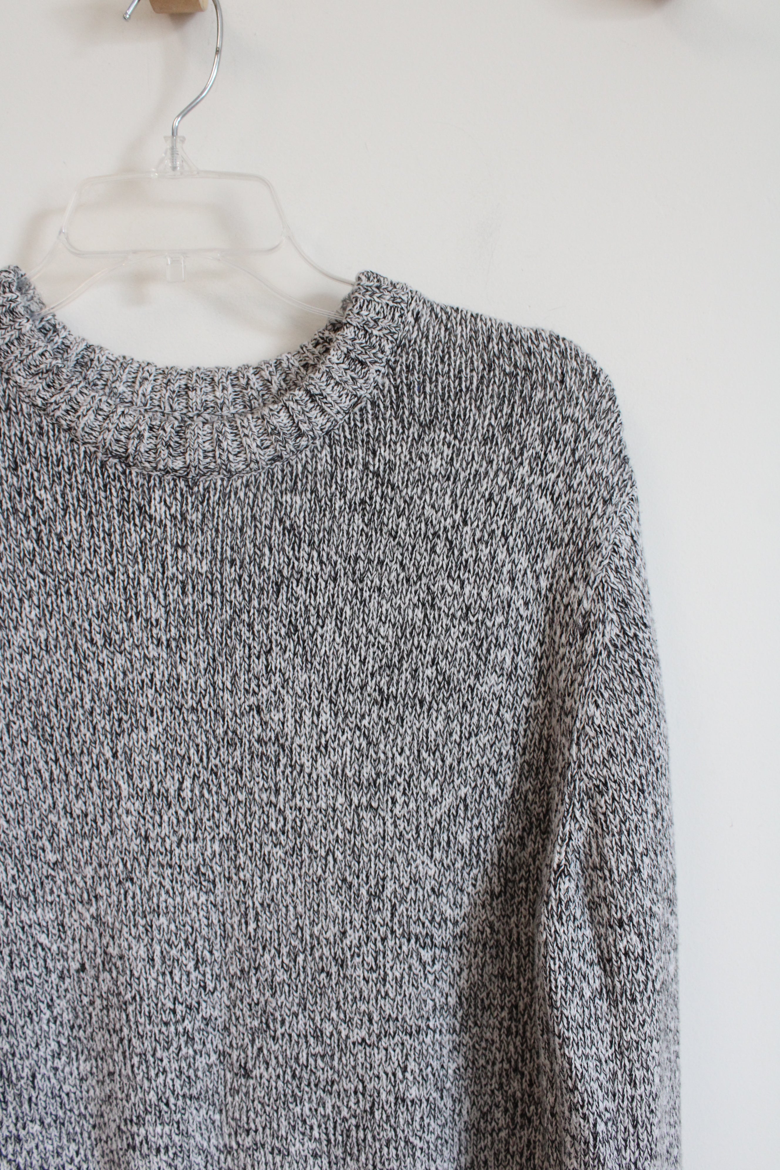 Sonoma Black & White Sweater | L