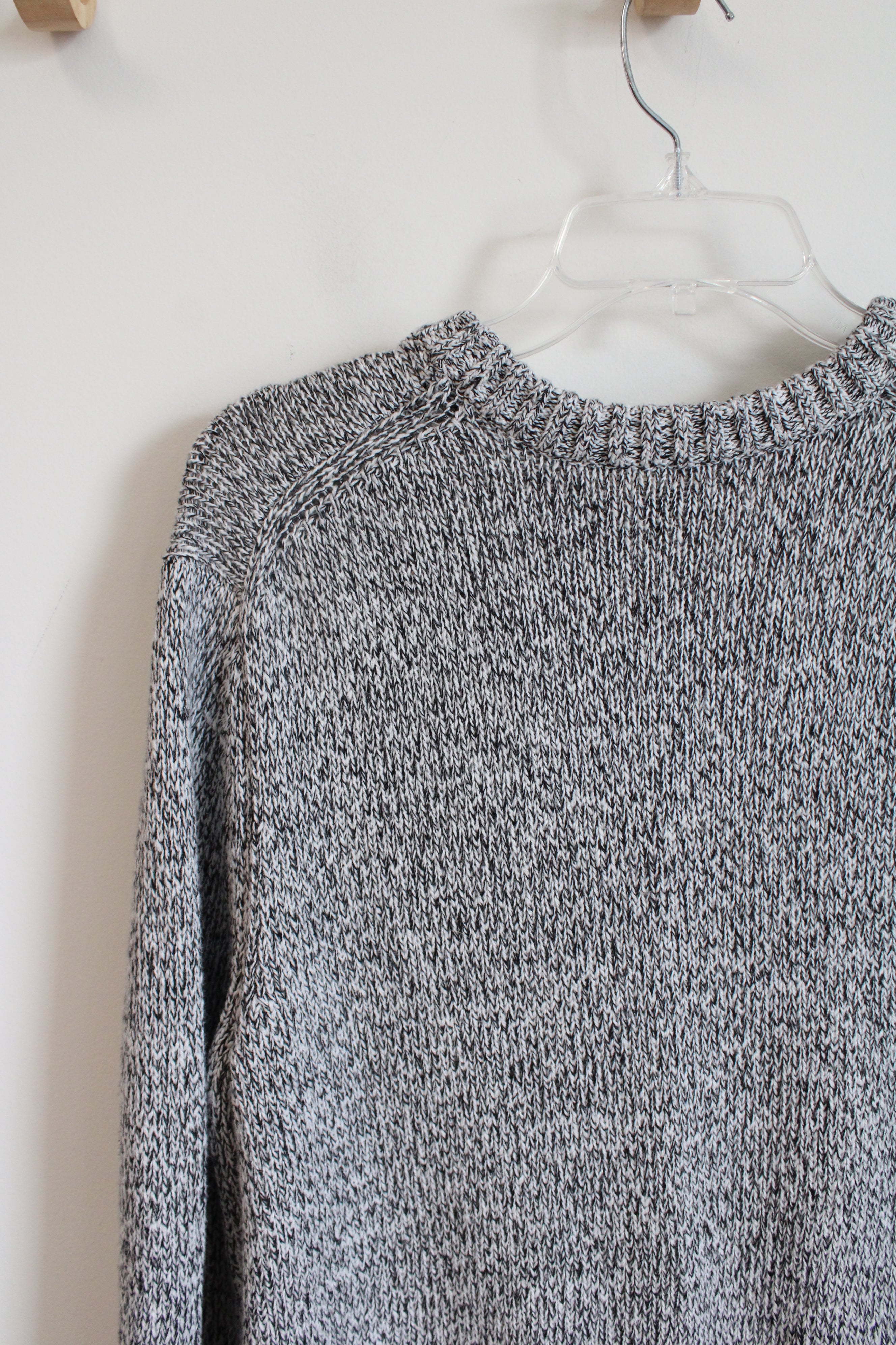 Sonoma Black & White Sweater | L