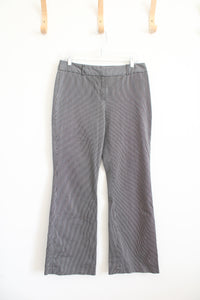 Ann Taylor Navy & White Pinstripe Pants | 8