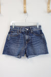 Old Navy High-Rise Adjustable Waist Cut Off Jean Shorts | Youth 12