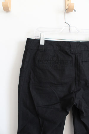 New York & Co. Black Linen Blend Capri Pants | 0