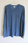 Old Navy Blue Knit Long Sleeved Shirt | XXL