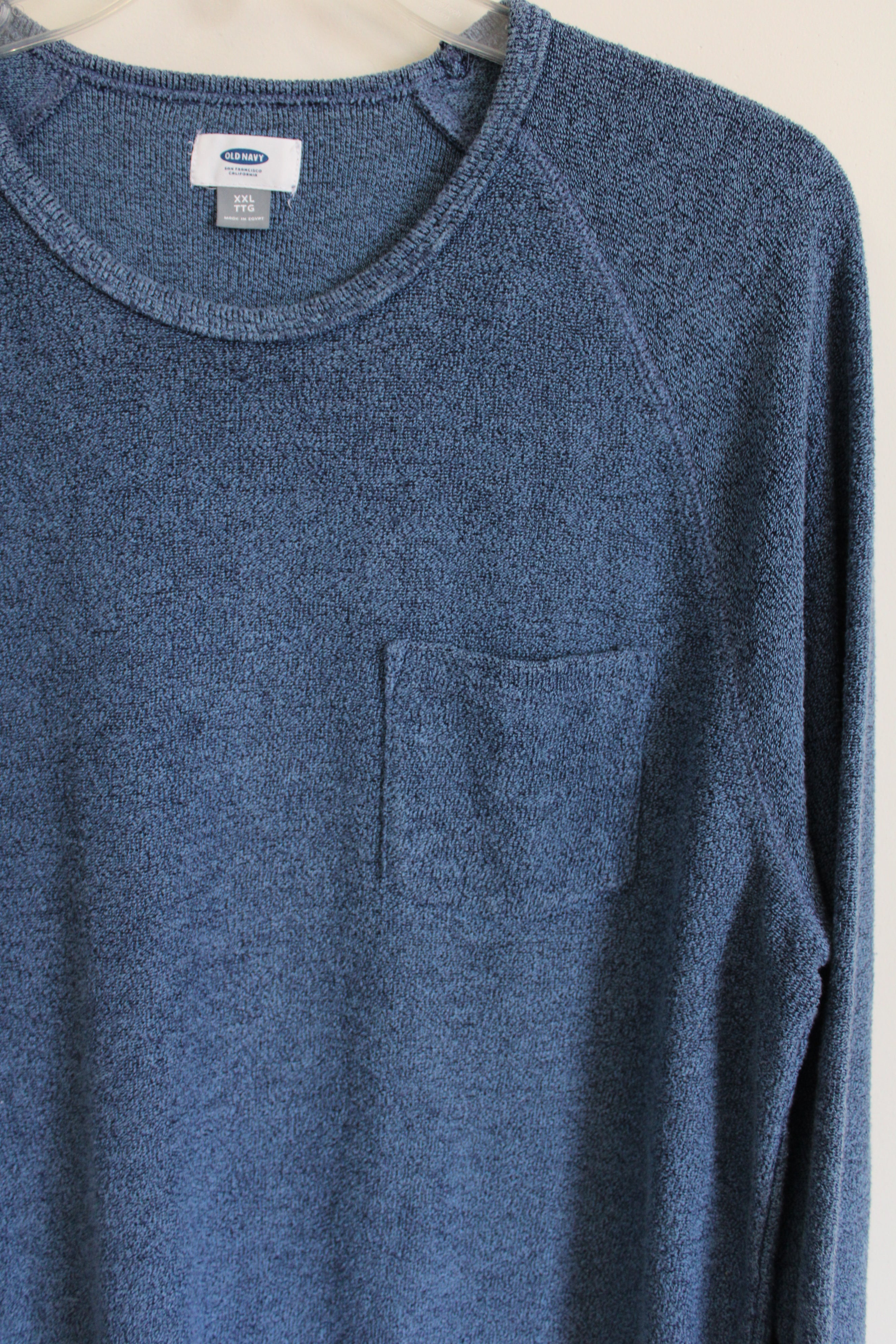 Old Navy Blue Knit Long Sleeved Shirt | XXL