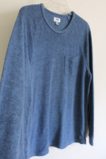 Old Navy Blue Knit Long Sleeved Shirt | XXL