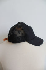 Louis Vuitton Black Mesh Signature Baseball Hat
