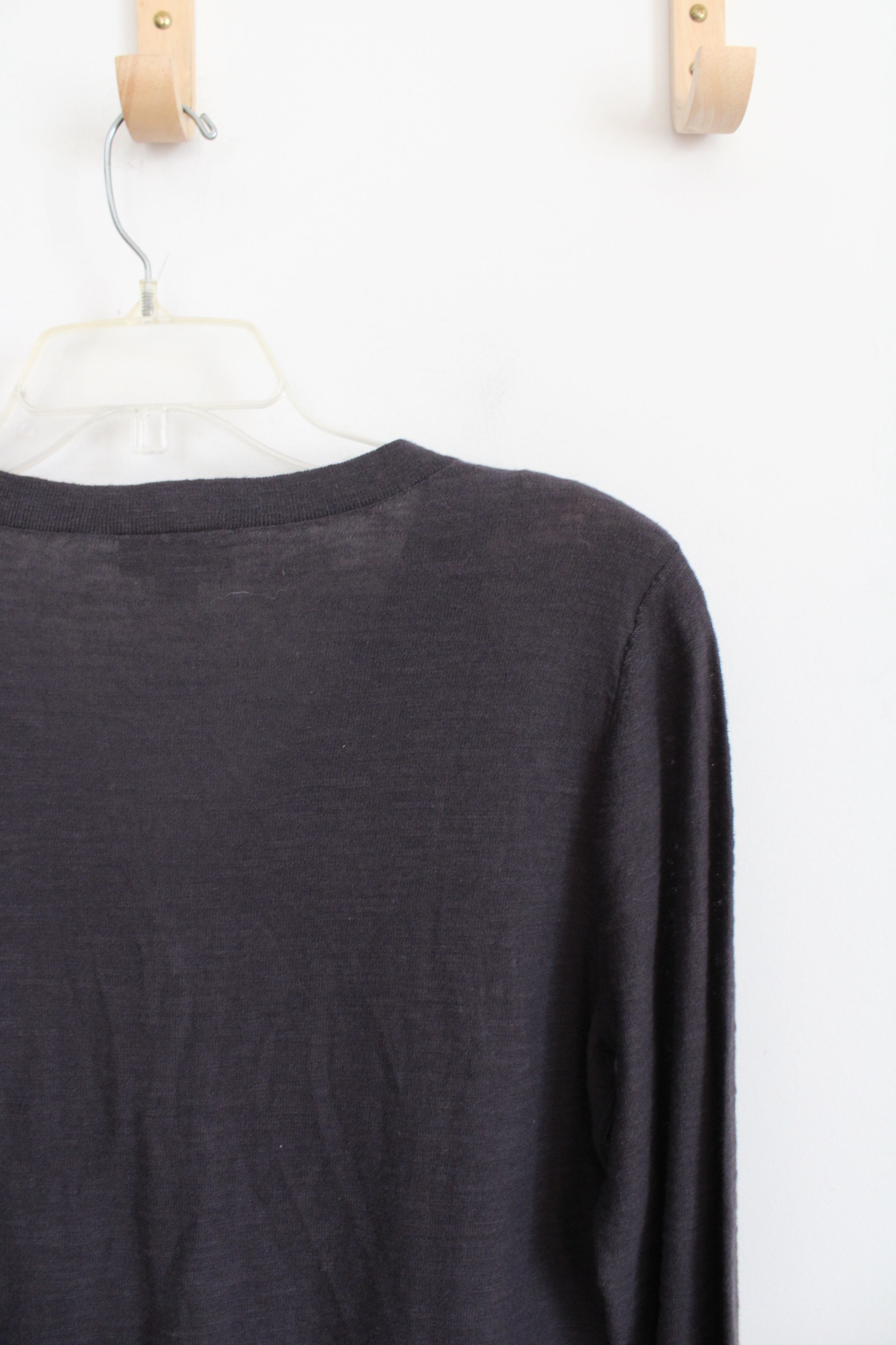 LOFT Dark Gray Cardigan | L