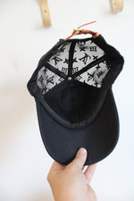 Louis Vuitton Black Mesh Signature Baseball Hat